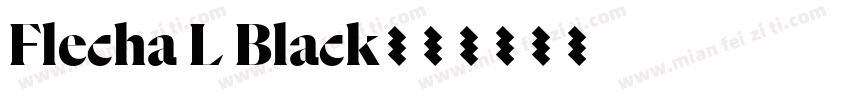Flecha L Black字体转换